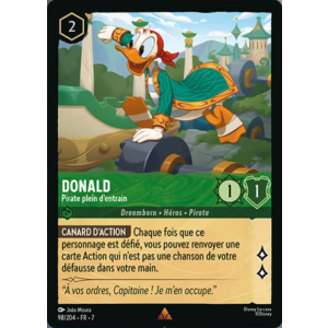 Donald - Cheerful Pirate 98/204 Disney Lorcana TCG Archazia's Island