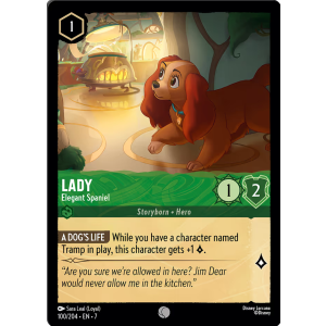 Lady - Elegant Spaniel 100/204 Disney Lorcana TCG Archazia's Island