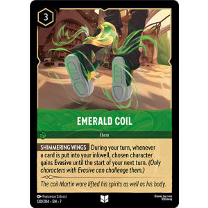 Emerald Coil 120/204 Disney Lorcana TCG Archazia's Island