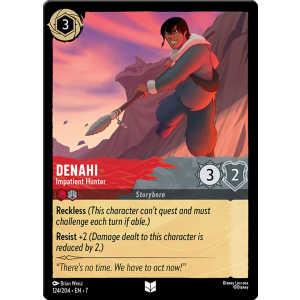 Denahi - Impatient Hunter 124/204 Disney Lorcana TCG Archazia's Island