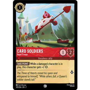 Card Soldiers - Royal Troops 129/204 Disney Lorcana TCG Archazia's Island