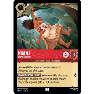 Moana - Island Explorer 134/204 Disney Lorcana TCG Archazia's Island