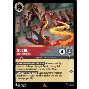 Mushu - Majestic Dragon 137/204 Disney Lorcana TCG Archazia's Island