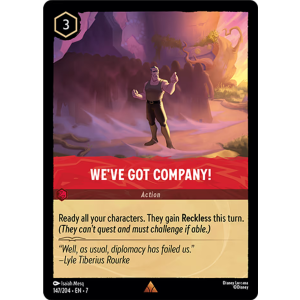 We've Got Company! 147/204 Disney Lorcana TCG Archazia's Island