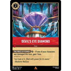 Devil's Eye Diamond 152/204 Disney Lorcana TCG Archazia's Island