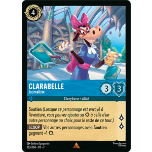 Clarabelle - Journalist 153/204 Disney Lorcana TCG Archazia's Island