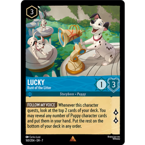 Lucky - Runt of the Litter 160/204 Disney Lorcana TCG Archazia's Island