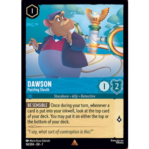 Dawson - Puzzling Sleuth 161/204 Disney Lorcana TCG Archazia's Island