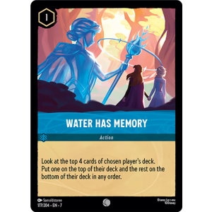 Water Has Memory 177/204 Disney Lorcana TCG Archazia's Island