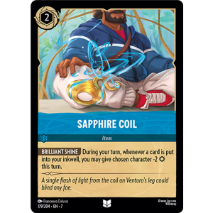 Sapphire Coil 179/204 Disney Lorcana TCG Archazia's Island