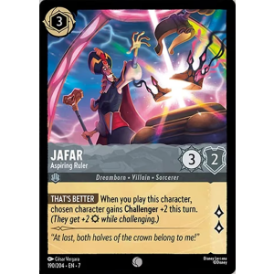 Jafar - Aspiring Ruler 190/204 Disney Lorcana TCG Archazia's Island