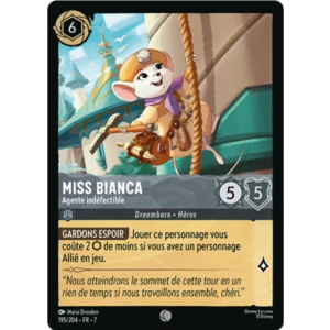 Miss Bianca - Indefectible Agent 195/204 Disney Lorcana TCG Archazia's Island