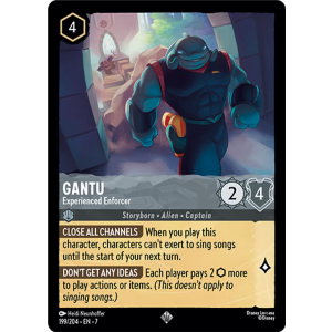 Super Rare Gantu - Experienced Enforcer 199/204 Disney Lorcana TCG Archazia's Island