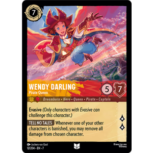 Wendy Darling - Pirate Queen 12/204 Disney Lorcana TCG Archazia's Island