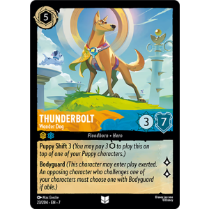 Thunderbolt - Wonder Dog 23/204 Disney Lorcana TCG Archazia's Island