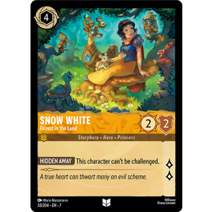 Snow White - Fairest in the Land 33/204 Disney Lorcana TCG Archazia's Island