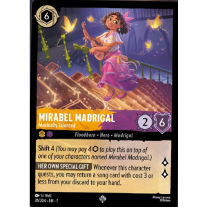 Super Rare Mirabel Madrigal - Musically Talented 35/204 Disney Lorcana TCG Archazia's Island