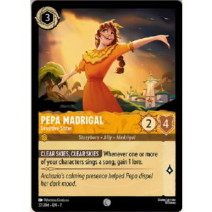 Super Rare Pepa Madrigal - Sensitive Sister 37/204 Disney Lorcana TCG Archazia's Island