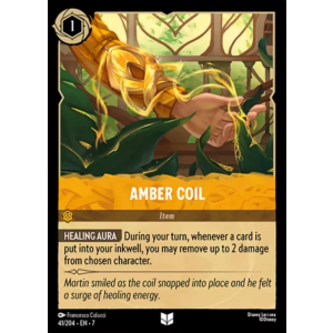 Amber Coil 41/204 Disney Lorcana TCG Archazia's Island