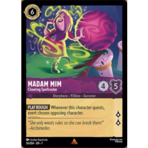 Madam Mim - Cheating Spellcaster 56/204 Disney Lorcana TCG Archazia's Island