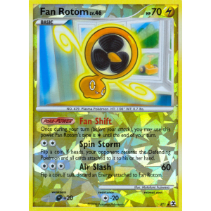 Fan Rotom RT1/111 Pokemon TCG Platinum Rising Rivals