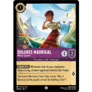 Dolores Madrigal - Within Earshot 78/204 Disney Lorcana TCG Archazia's Island