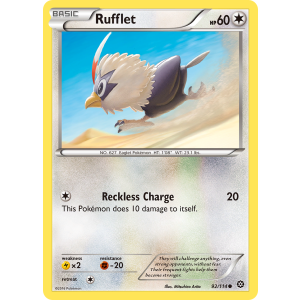 Rufflet 92/114 Pokemon TCG XY Steam Siege