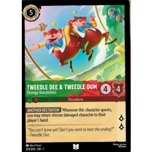 Tweedle Dee & Tweedle Dum - Strange Storytellers 103/204 Disney Lorcana TCG Archazia's Island