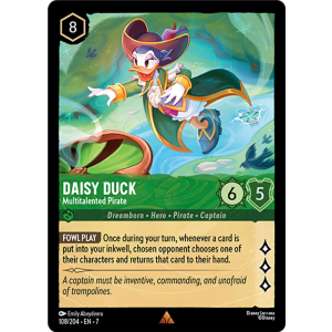 Daisy Duck - Multitalented Pirate 108/204 Disney Lorcana TCG Archazia's Island