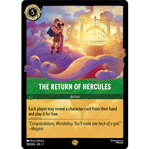 Legendary The Return Of Hercules 118/204 Disney Lorcana TCG Archazia's Island