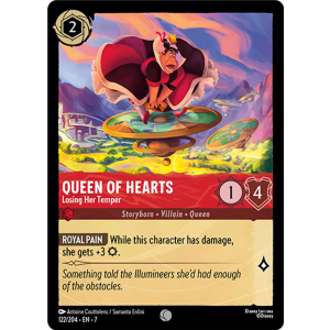 Queen Of Hearts - Losing Her Temper 122/204 Disney Lorcana TCG Archazia's Island