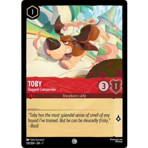 Toby - Dogged Companion 131/204 Disney Lorcana TCG Archazia's Island