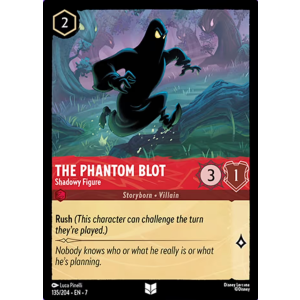 The Phantom Blot - Shadowy Figure 135/204 Disney Lorcana TCG Archazia's Island