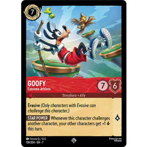 Super Rare Goofy - Extreme Athlete 139/204 Disney Lorcana TCG Archazia's Island