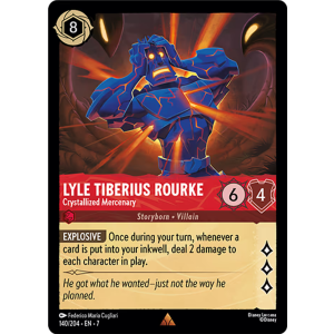 Lyle Tiberius Rourke - Crystallized Mercenary 140/204 Disney Lorcana TCG Archazia's Island