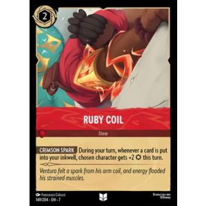 Ruby Coil 149/204 Disney Lorcana TCG Archazia's Island