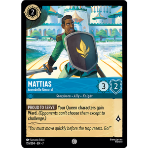 Mattias - Arendelle General 155/204 Disney Lorcana TCG Archazia's Island