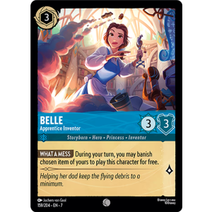 Belle - Apprentice Inventor 159/204 Disney Lorcana TCG Archazia's Island