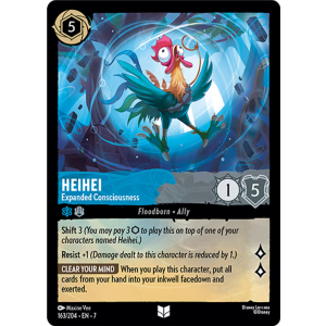 Heihei - Expanded Consciousness 163/204 Disney Lorcana TCG Archazia's Island