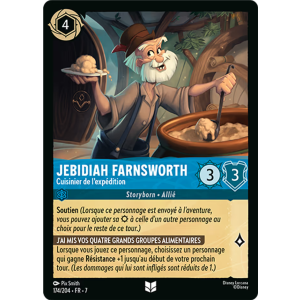 Jebidiah Farnsworth - Expedition Cook 174/204 Disney Lorcana TCG Archazia's Island