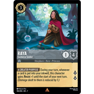 Raya - Guidance Seeker 186/204 Disney Lorcana TCG Archazia's Island