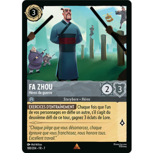 Fa Zhou - Wartime Hero 188/204 Disney Lorcana TCG Archazia's Island