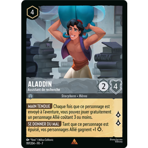 Aladdin - Research Assistant 197/204 Disney Lorcana TCG Archazia's Island