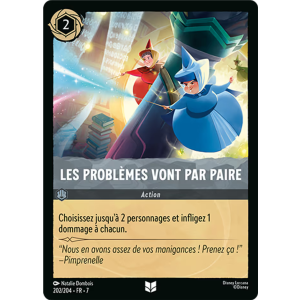 Les Problèmes Vont Par Paire 202/204 Disney Lorcana TCG Archazia's Island