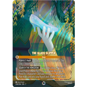 Enchanted The Glass Slipper 208/204 Disney Lorcana TCG Archazia's Island