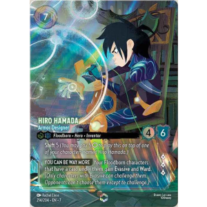 Enchanted Hiro Hamada - Armor Designer 214/204 Disney Lorcana TCG Archazia's Island