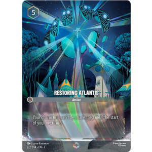 Enchanted Restoring Atlantis - Action 222/204 Disney Lorcana TCG Archazia's Island