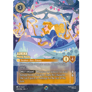 Enchanted Aurora - Waking Beauty 205/204 Disney Lorcana TCG Archazia's Island