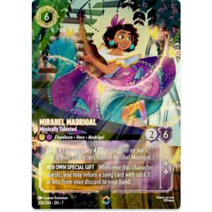 Enchanted Mirabel Madrigal - Musically Talented 206/204 Disney Lorcana TCG Archazia's Island