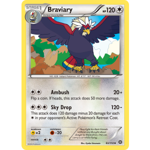 Braviary 93/114 Pokemon TCG XY Steam Siege